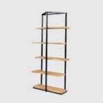 Buecherregal aus Naturholz Eiche (WISO)