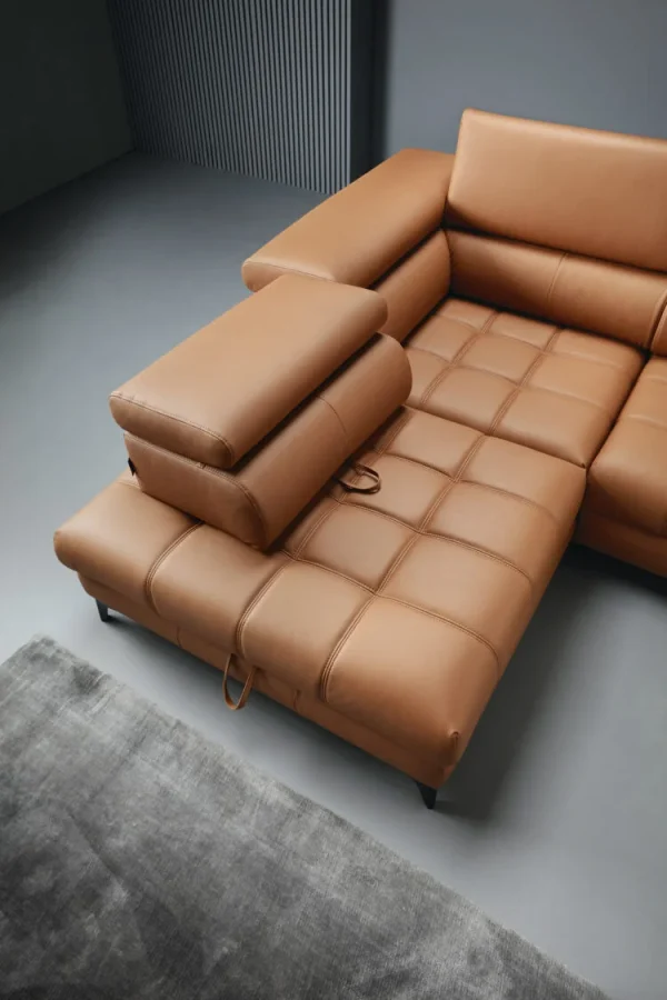 Baggio Leder Ecksofa Zoom