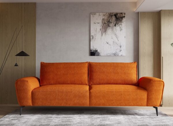 Schlafsofa in Farbe Orange 