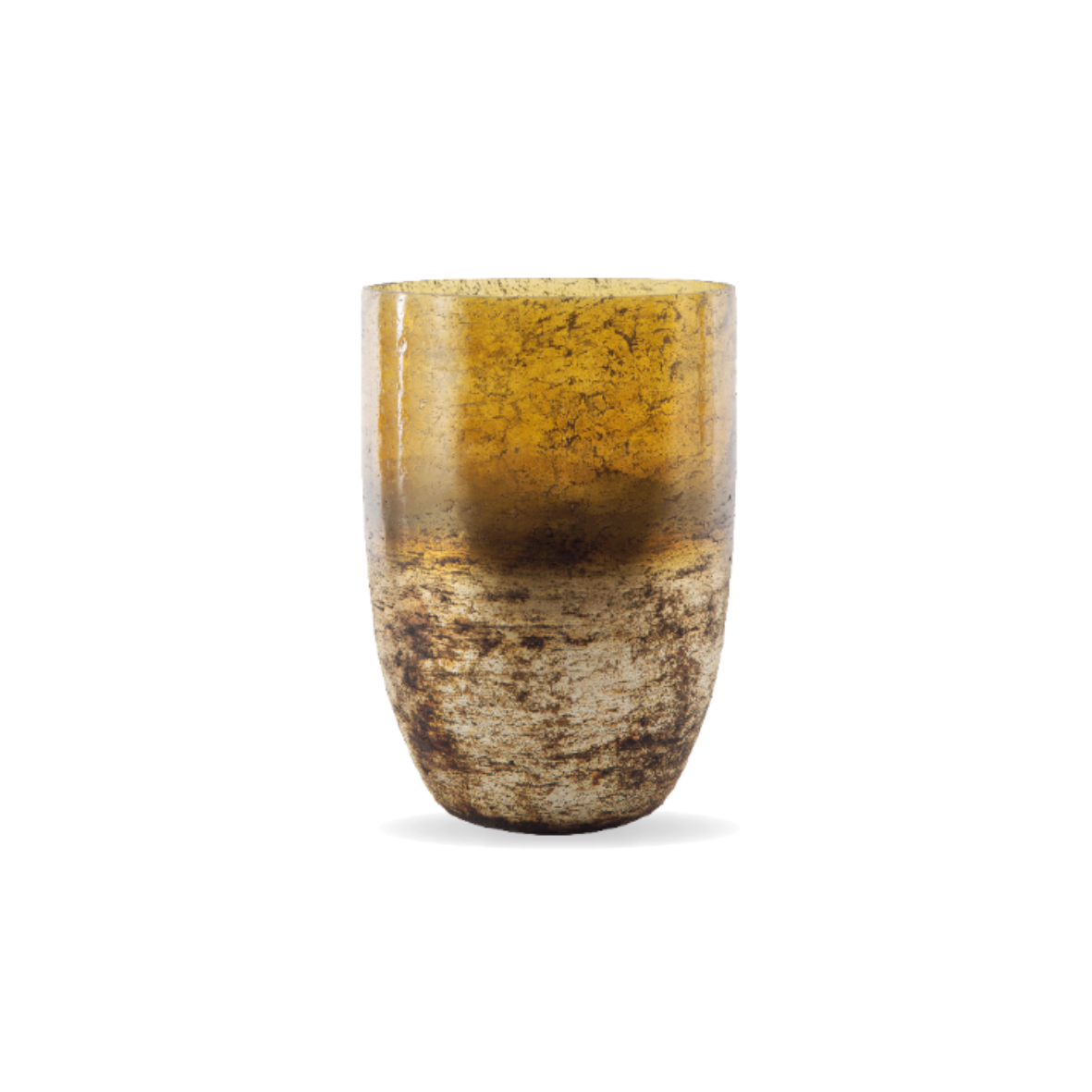 brahma-gold-vase Design Vase Brahma, gold, 25x34 cm