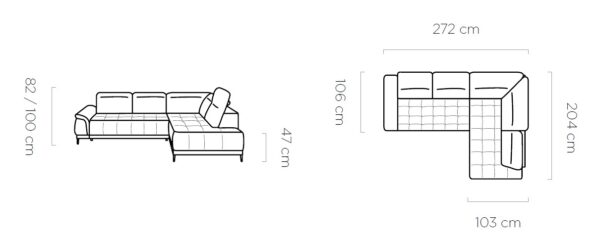 Calvaro L - Ecksofa elektrisch verstellbar – Bild 4