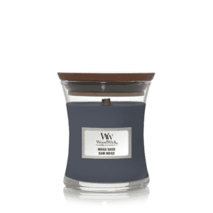 Duftkerze Indigo Suede Mini Jar von Woodwick.