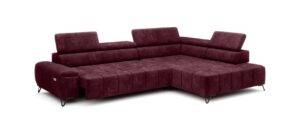 Ecksofa Palladio L mit Kopfstütze