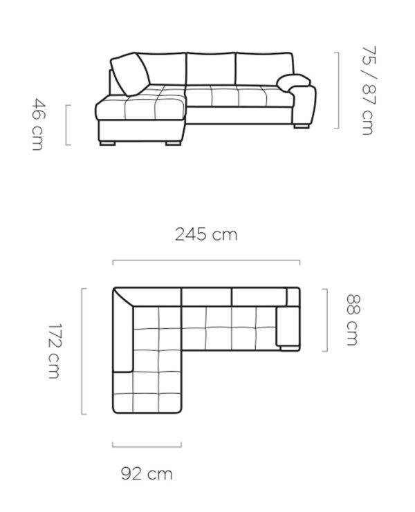 Ecksofa mit Schlaffunktion (Tokio) – Bild 4