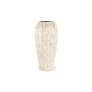 Faido Vase, creme, 28x60