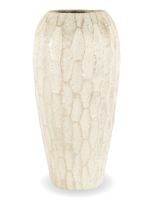 Faido Vase, creme, 28x60