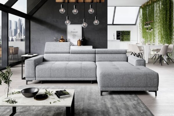 Ecksofa in grau mini