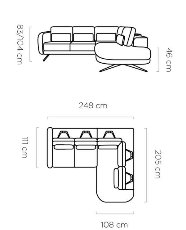 Ecksofa Ilusio L – Bild 6