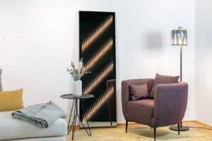 Wandspiegel schwarz / matt (Ambiloom® Mirror 1700)