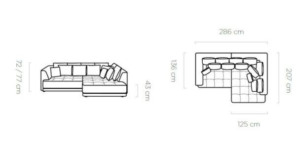 Ecksofa mit Bettkasten (Tiga) – Bild 5