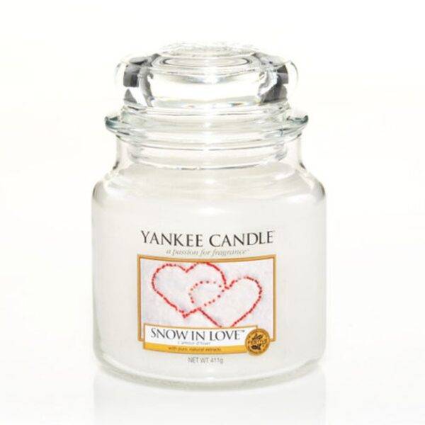 Yankee Candle snow in love Duftkerze im Glas