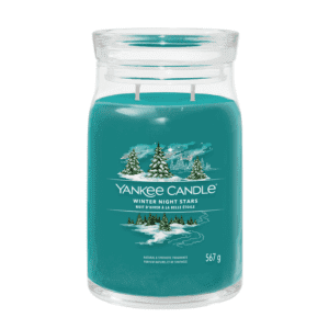 Yankee Candle im Glas in Farbe blau